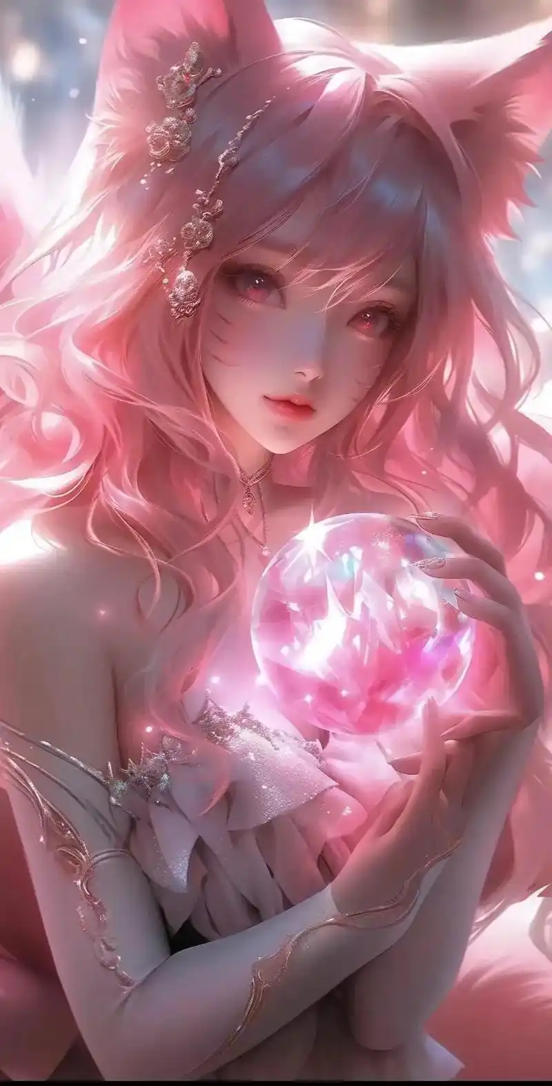 lol九尾妖狐-阿狸.请尽情吩咐妲己,我的主人#lolm # - 抖音