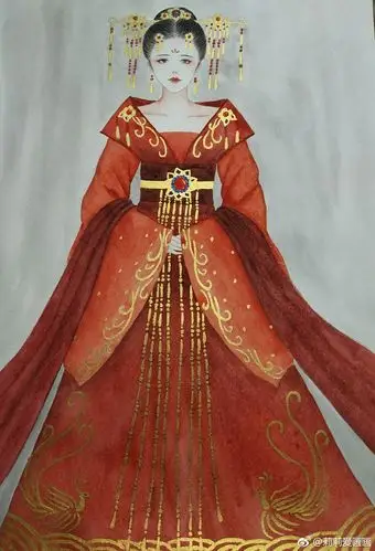 作者念儿古风手绘