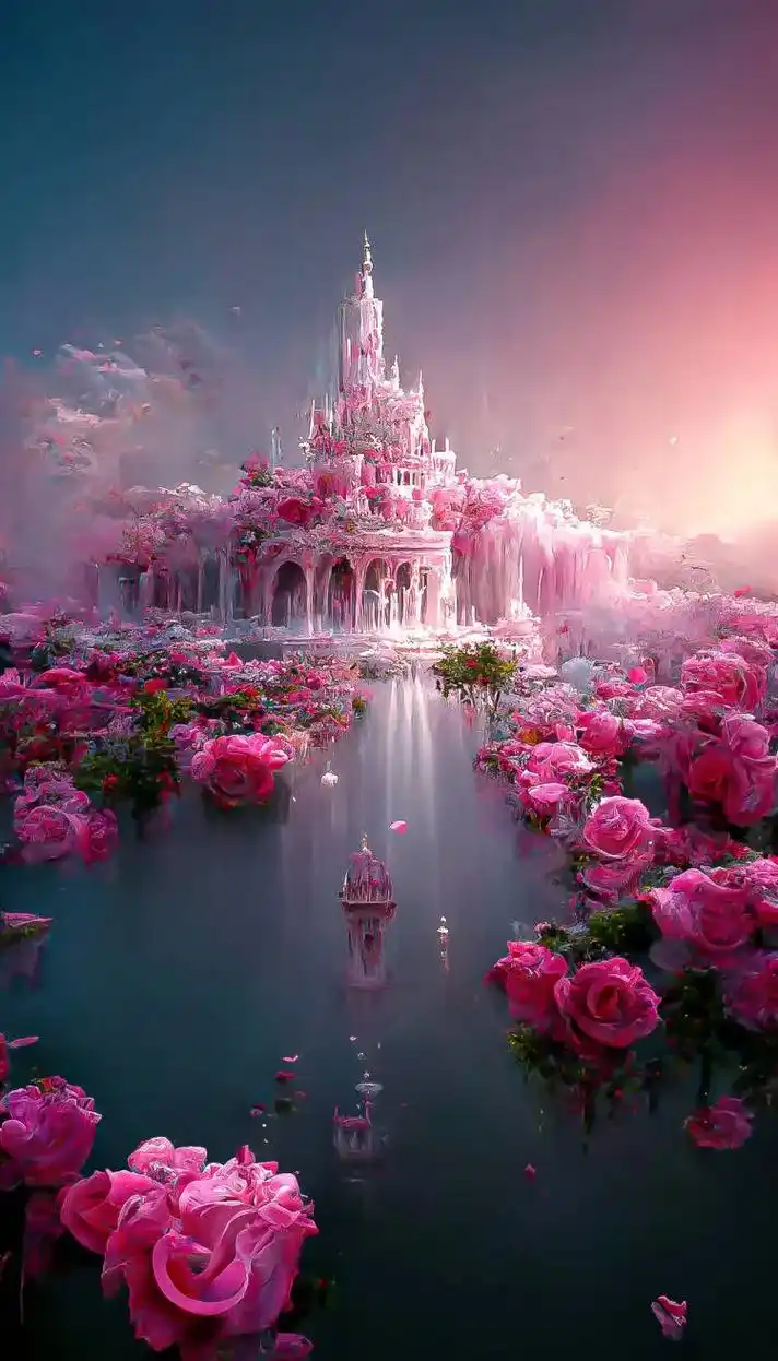 大数据不会骗人的,当你刷到这玫瑰公主城堡的时候,说明你正好运 - 抖