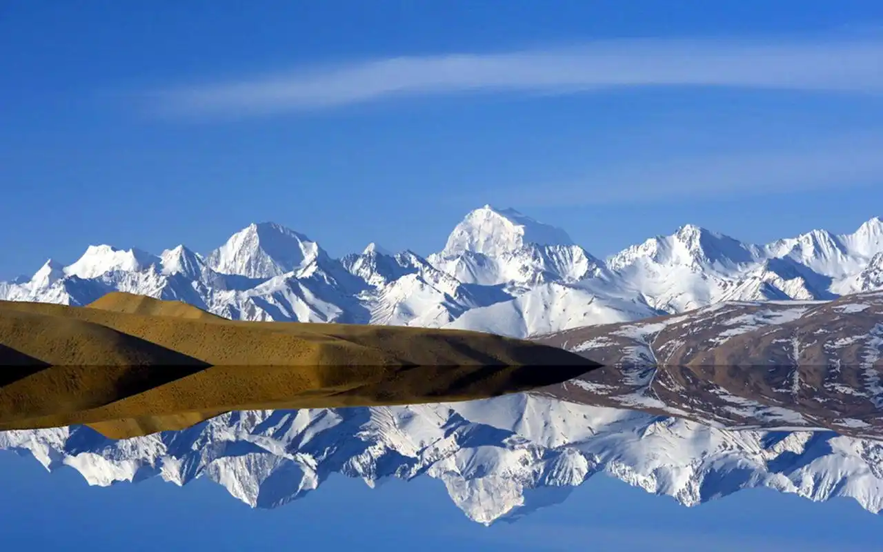 绝美雪山风光高清桌面壁纸-风景壁纸-手机壁纸下载-美桌网