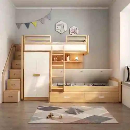 这6款全实木打造的上下床,颜值也太高了吧!看得我都想买一套了