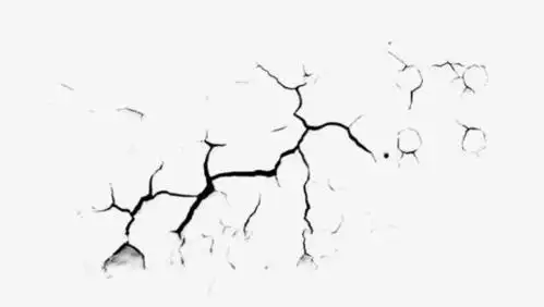 地震大地裂纹简笔画