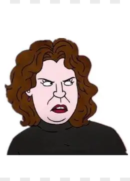 大脑png卡通手绘讨厌厌恶嫌弃表情素材pngpsd卡通手绘少女叉腰厌恶