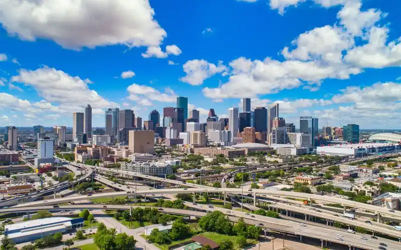 休斯顿城市航拍