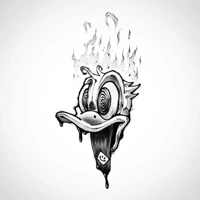 纹身手稿 #ins#国外纹身师作品 #暗黑系 - 抖音