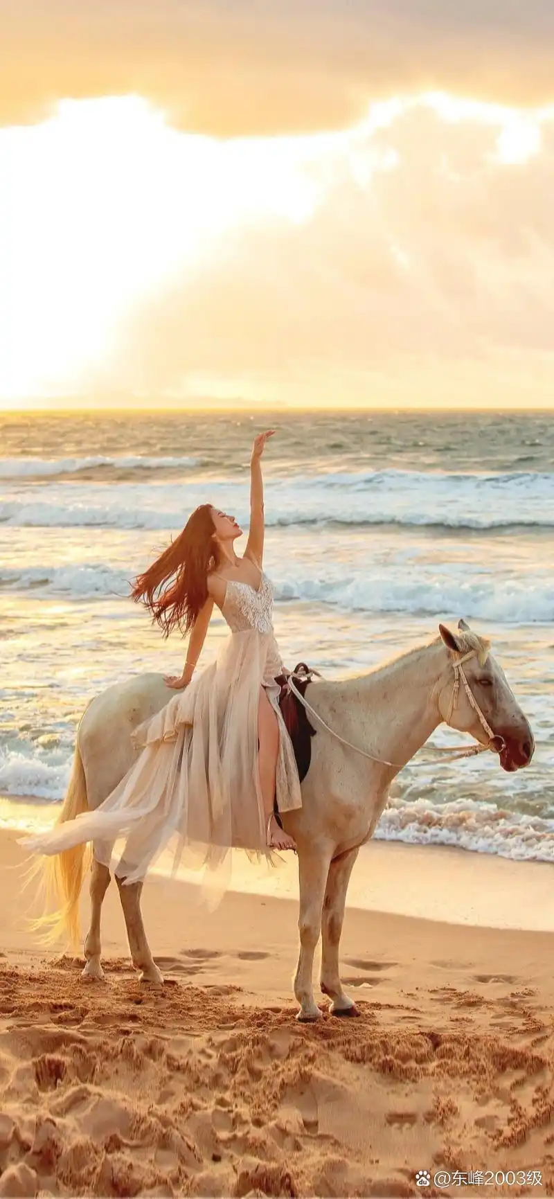 骑马#手机壁纸# #养眼美女