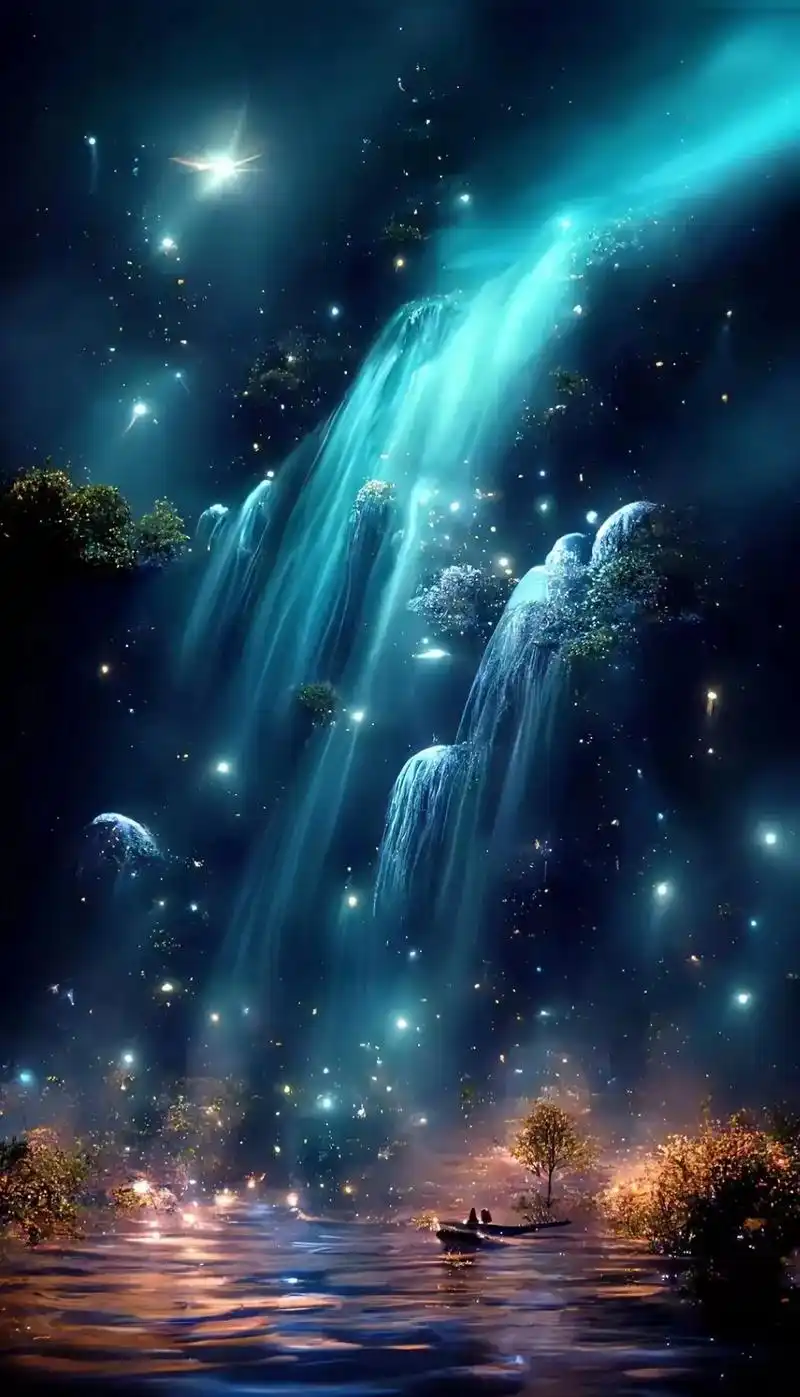 唯美流星动态壁纸 #总有一片星空为你发光 #愿所有的美好和 - 抖音