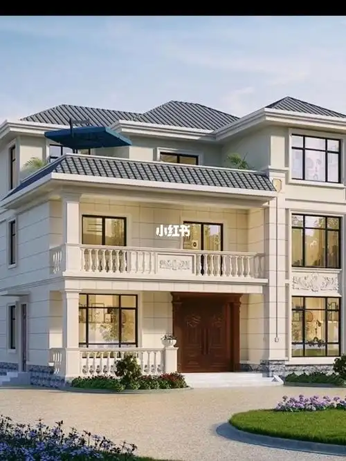 农村三层自建房外形美观内饰实用