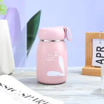 德国品质钢保温杯简约女孩森系便携水杯清新可爱小巧网红保温杯韩 非