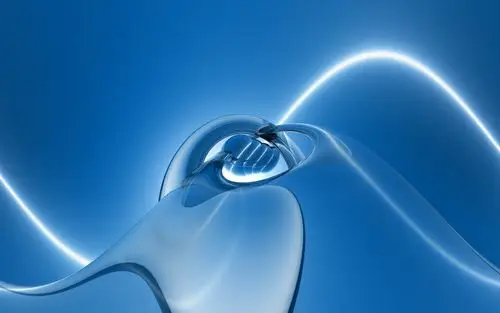 蓝色炫彩抽象,高清图片,电脑桌面-壁纸族