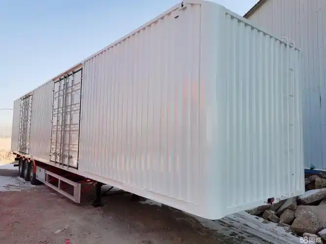 集装箱式挂车厂家直销16米快递物流专用箱车