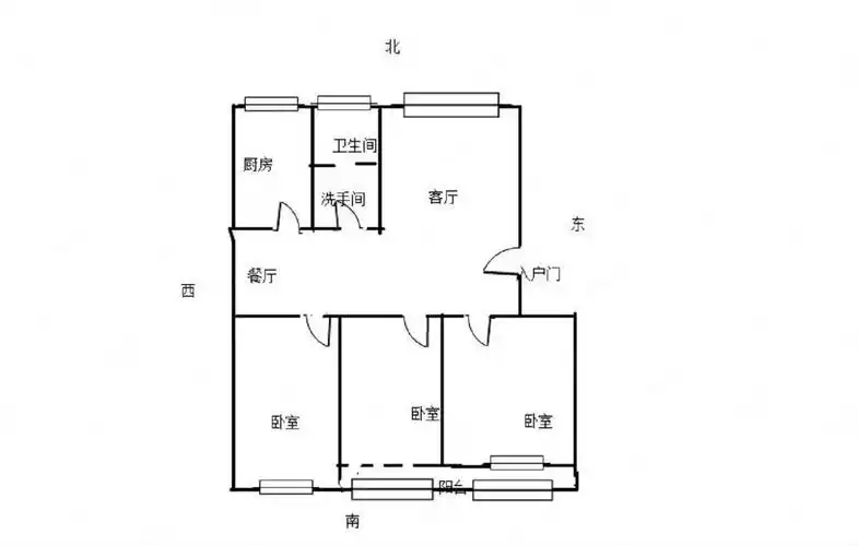 商品城火车站近白浪河边精装房三室朝阳水岸名居双阳台拎包住