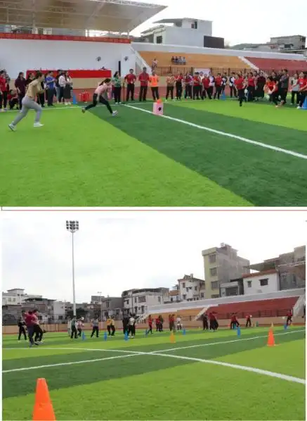 梅州市五华县五华中学举行庆2022年"三·八"国际妇女节趣味活动