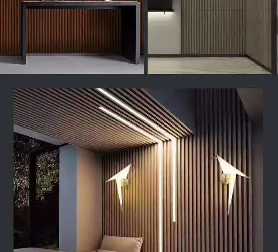 板护墙板生态木格栅吊顶材料自装扣板生态板电视背景墙装饰板