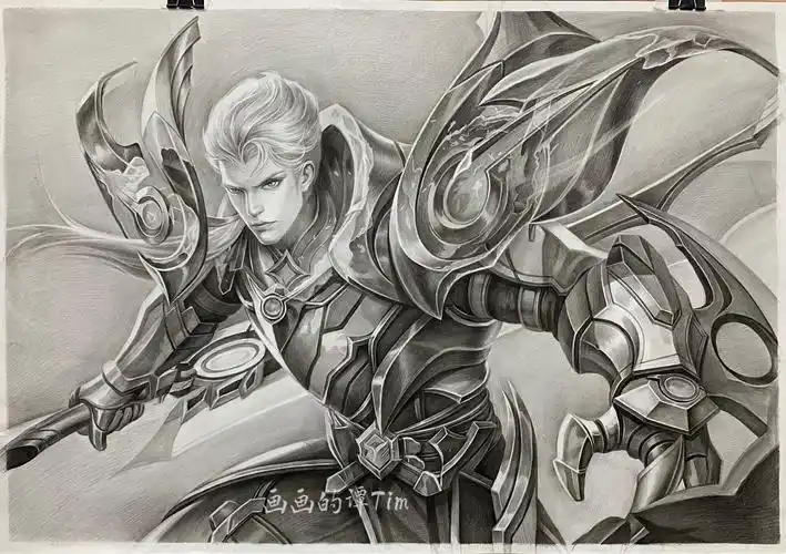 王者荣耀素描凯