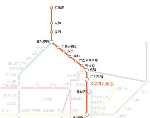 广州3号线延长线新线路图