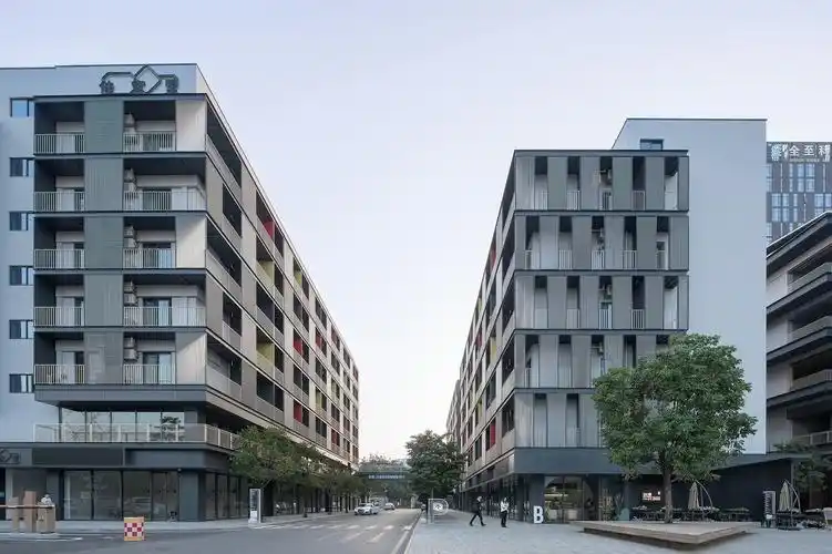 外立面改造由加建的阳台形成▲ 立面细节公寓的室内通过研究人的