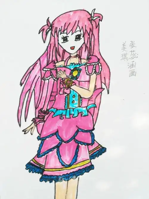 《巴啦啦小魔仙》凌美雪 张蕊涵画