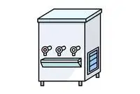 可爱饮水机简笔画