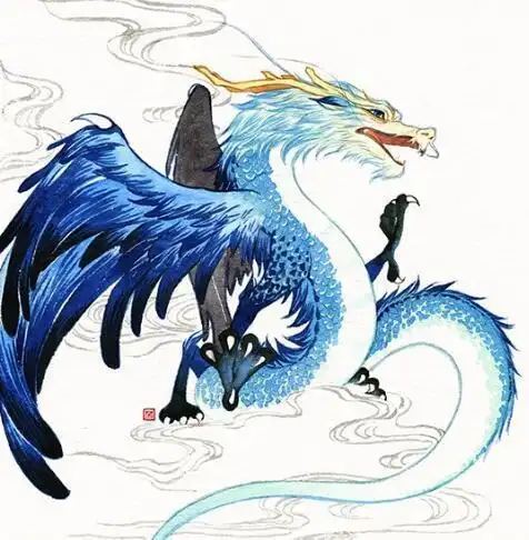 山海经应龙简笔画