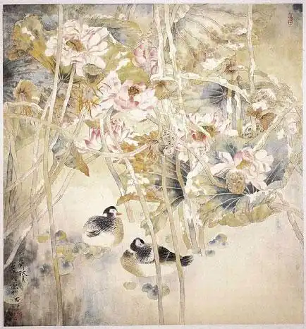 雷家民花鸟画作品