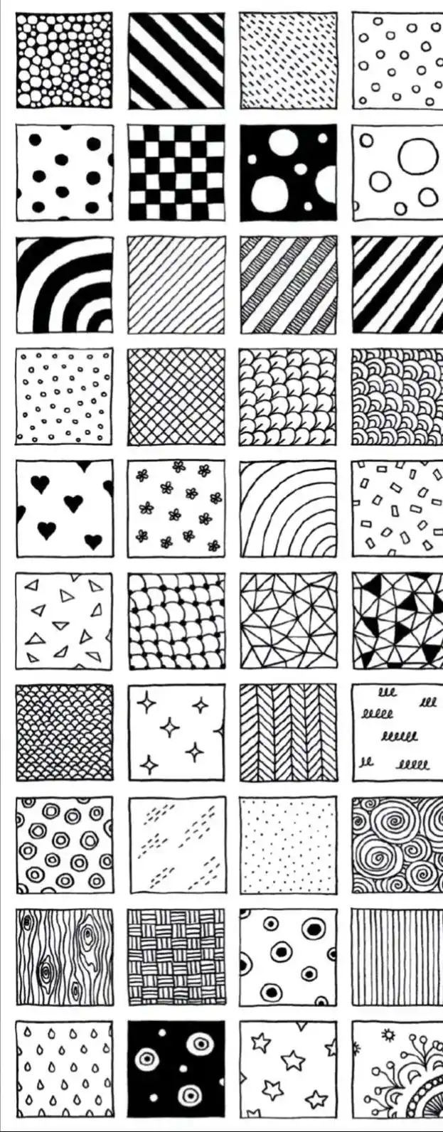 线描纹样#线描装饰画 #线描元素 #纹样设计  - 抖音