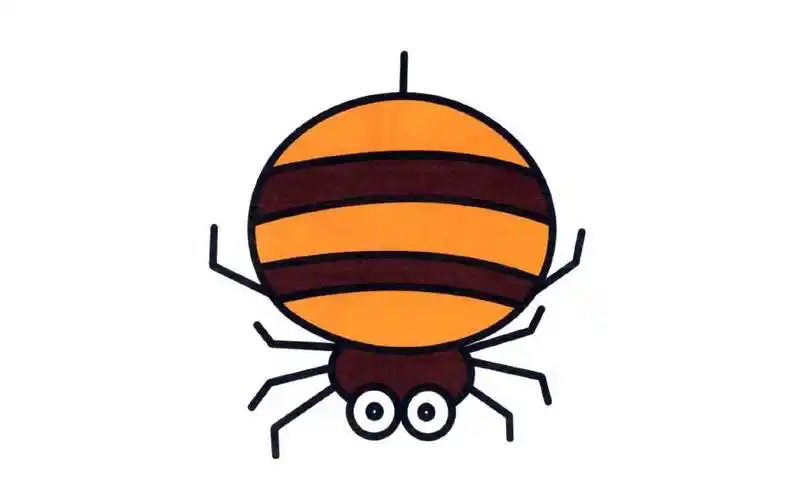 蜘蛛的简笔画 蜘蛛的简笔画图片大全