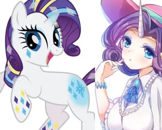 原创小马宝莉最美拟人珍奇成气质名媛云宝变化最大不接受反驳