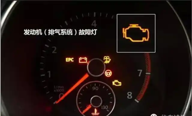 大众尾气系统控制灯亮行几公里又熄了是不是前氧传感器坏了呢?