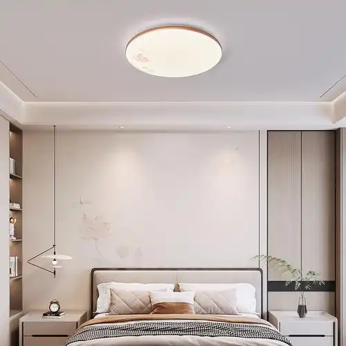 23新品-欧普led吸顶灯国风山水墨画中日式田园简约卧室书房灯具ws