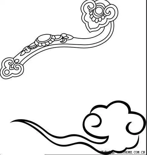 塔尔寺如意简笔画