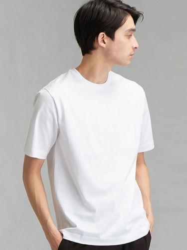 白色短袖t恤 纯棉男打底衫内搭圆领宽松纯色半袖体恤衫纯白t桖夏