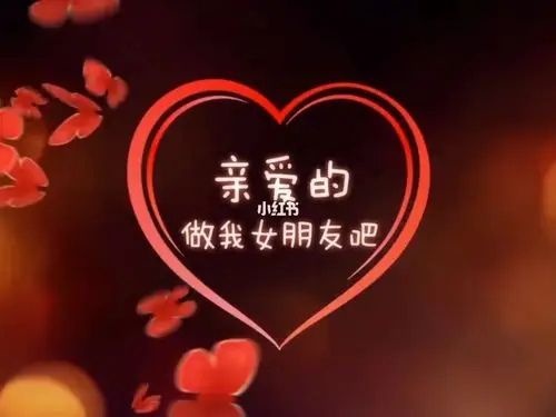 浪漫温馨感动的表白女友快闪视频