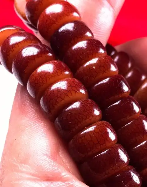 爆老菩提根满开片黄金尺寸10