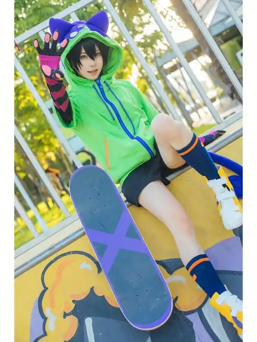 无限滑板 知念实也cos 猫猫来了