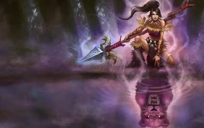 英雄联盟lol狂野女猎手奈德丽高清图片桌面壁纸
