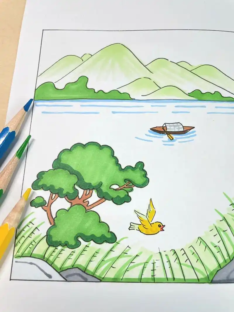 96译文: 唯独喜欢涧边幽谷里生长的野草,还有那树丛深处婉转啼鸣的