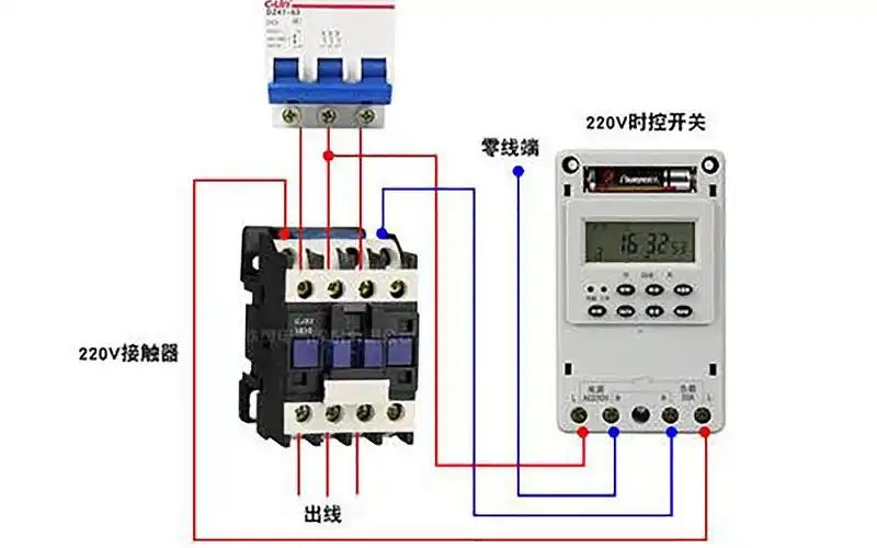 电工技术时控开关的2种接线方法很多电工新手都不理解第2种