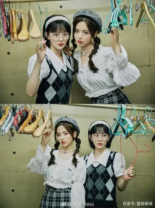 因101成为闺蜜后,杨超越带杨晗拍了三部戏,《说英雄》中也有她