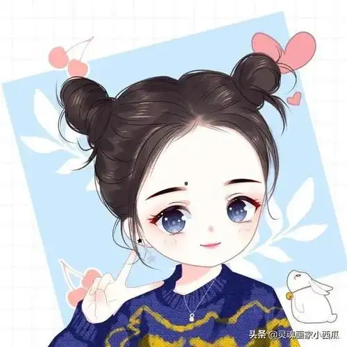 换一换你的头像吧,手绘的卡通微信头像,减龄又可爱,值得珍藏哦_网易