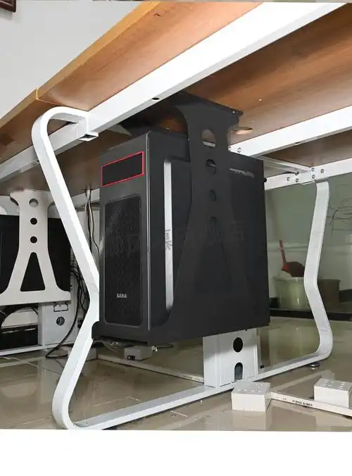 电脑主机悬挂架办公桌电脑主机托架机箱底座托架子台式吊架悬挂金属