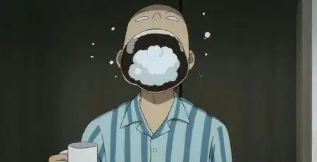 求大神给一张一拳超人动漫里琦玉老师穿着睡衣刷牙的图片当头像用