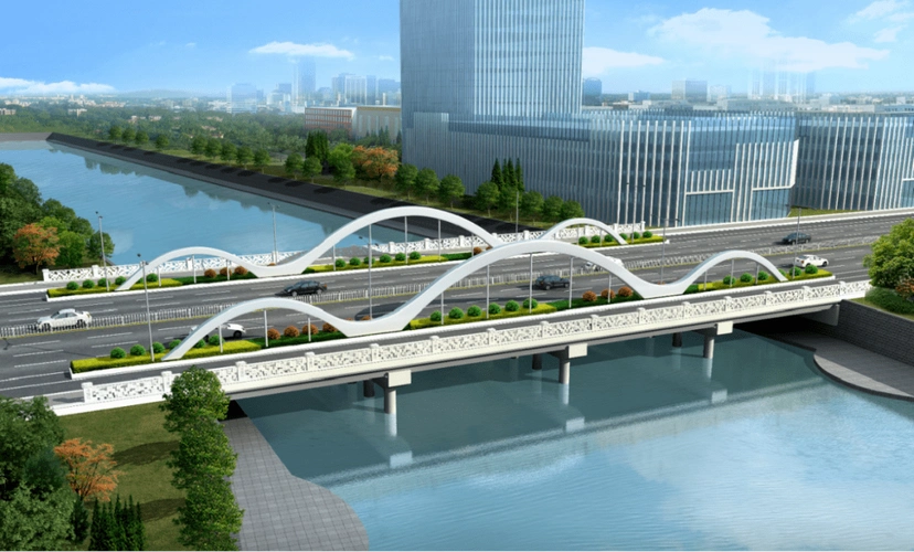 即墨这座桥梁效果图来了年底前开工