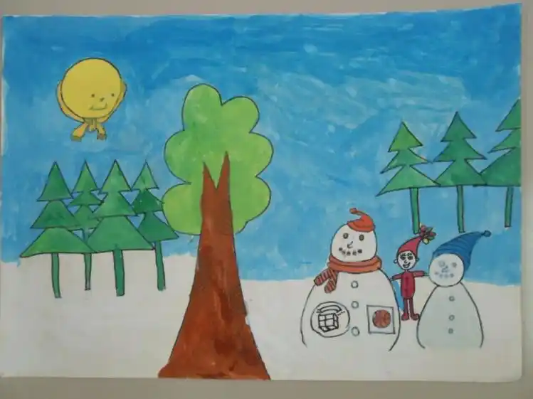 庆国庆学生绘画作品2 - 河滨路小学六(3)班 - 河滨路小学 六(3)班