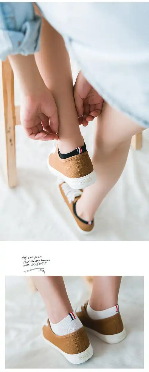 批发袜子女性 100 纯棉袜子脚踝袜子