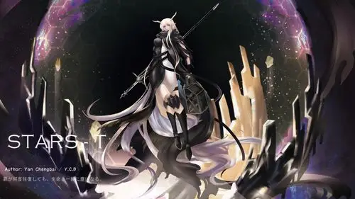 涂个明日方舟,闪灵小姐姐