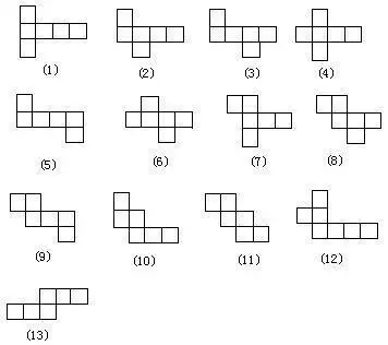 所有长方体的展开图