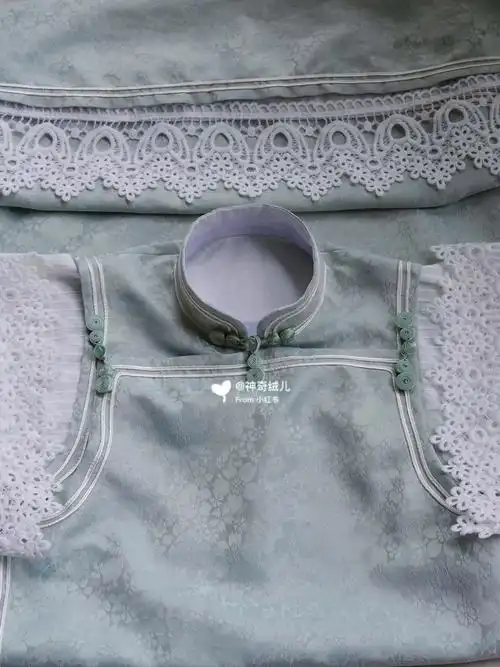 袍34定制倒大袖旗袍