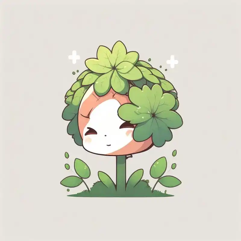 试试这组幸运四叶草头像吧!