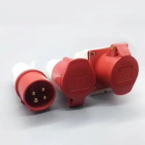 防水工业插头插座连接器220v三相380v大功率防爆航空插头公母对插